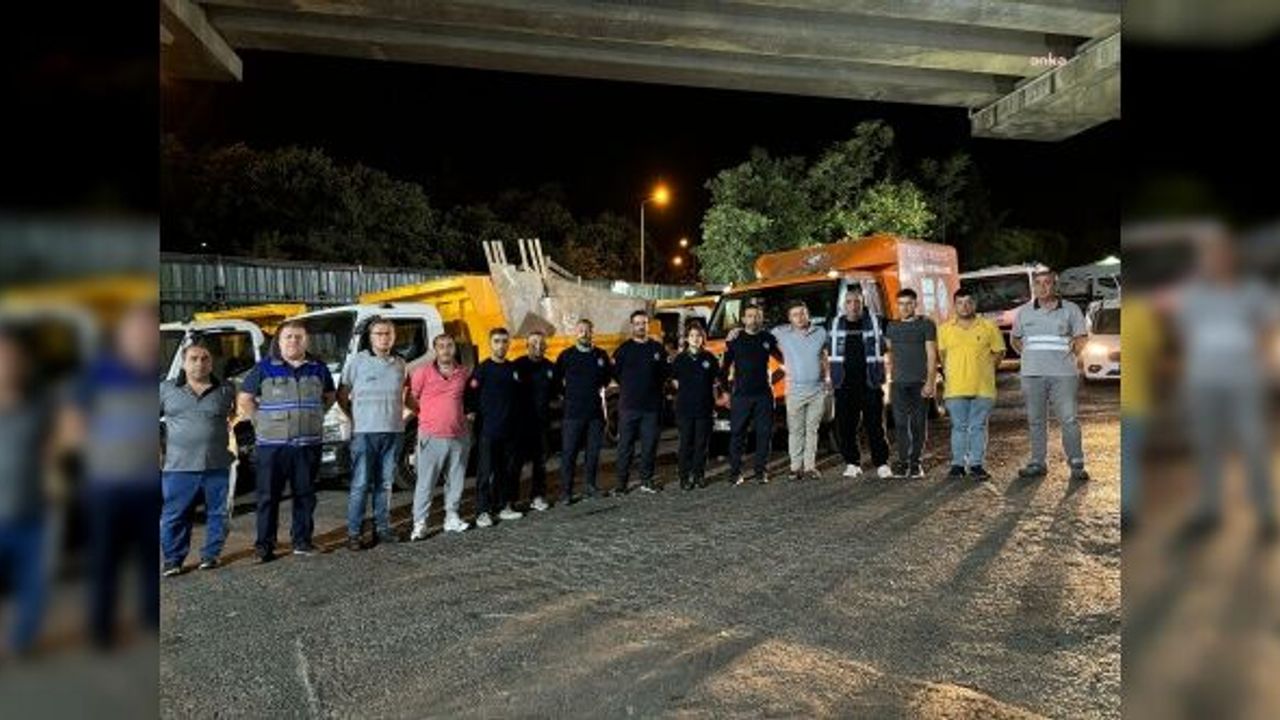Beşiktaş Belediyesi'nden İzmir'deki orman yangınını söndürme çalışmalarına destek