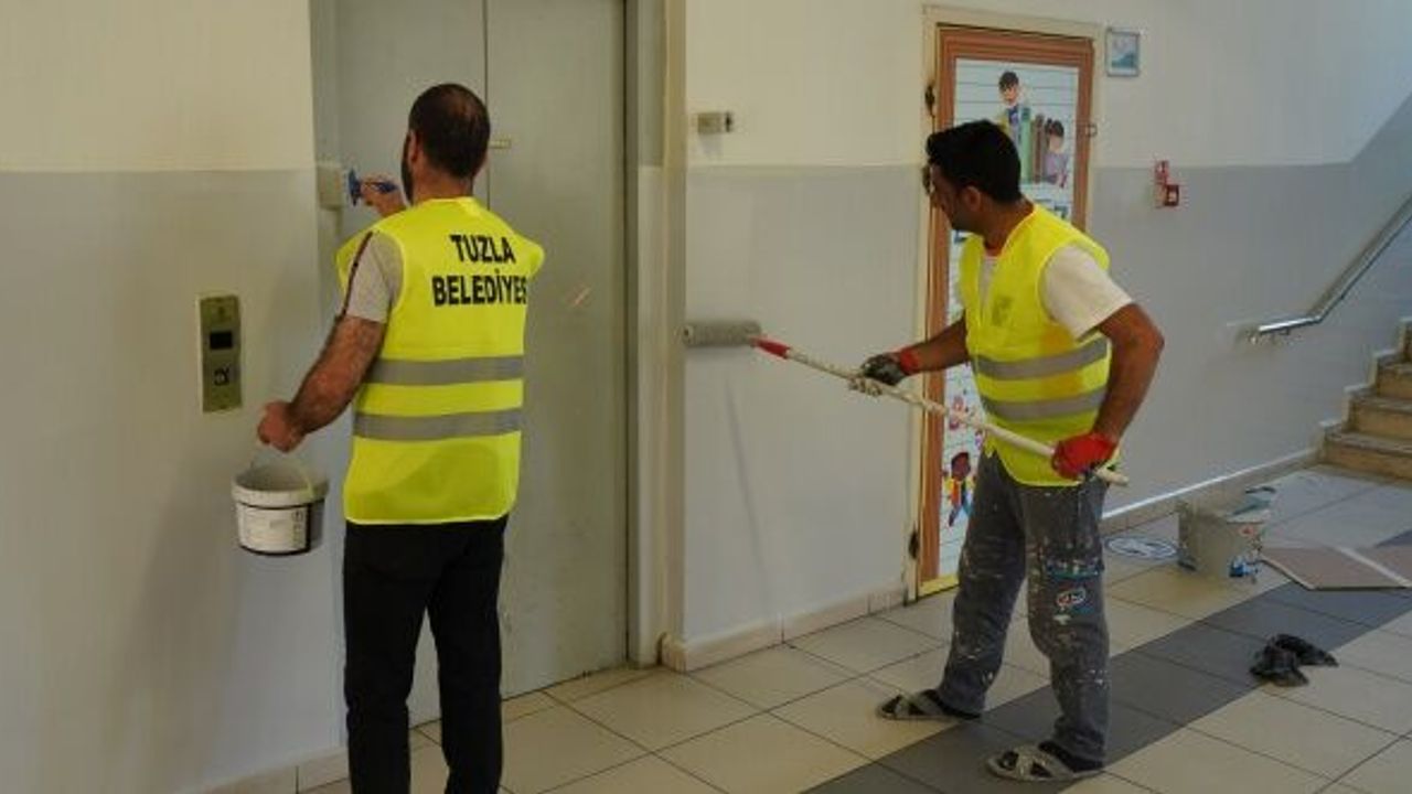 Tuzla Belediyesi'nden okullara tadilat