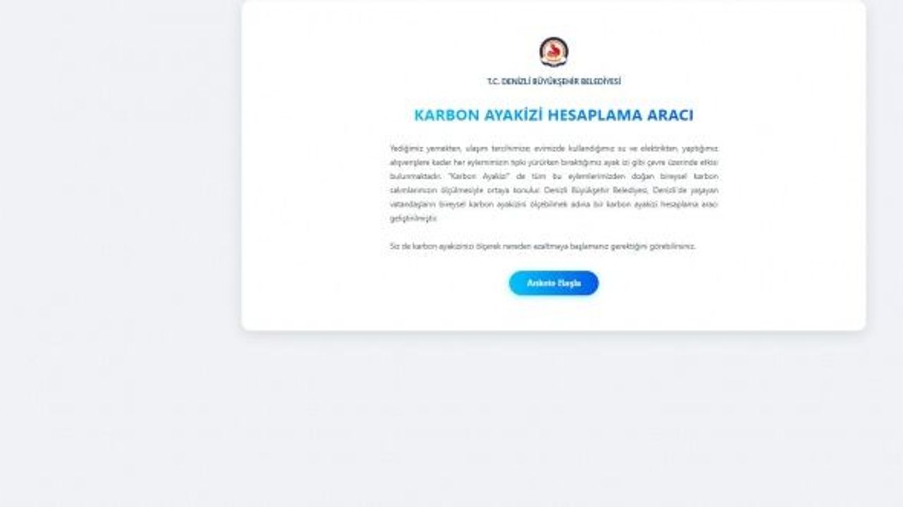 Denizli Büyükşehir Belediyesi’nden iklim dostu adım