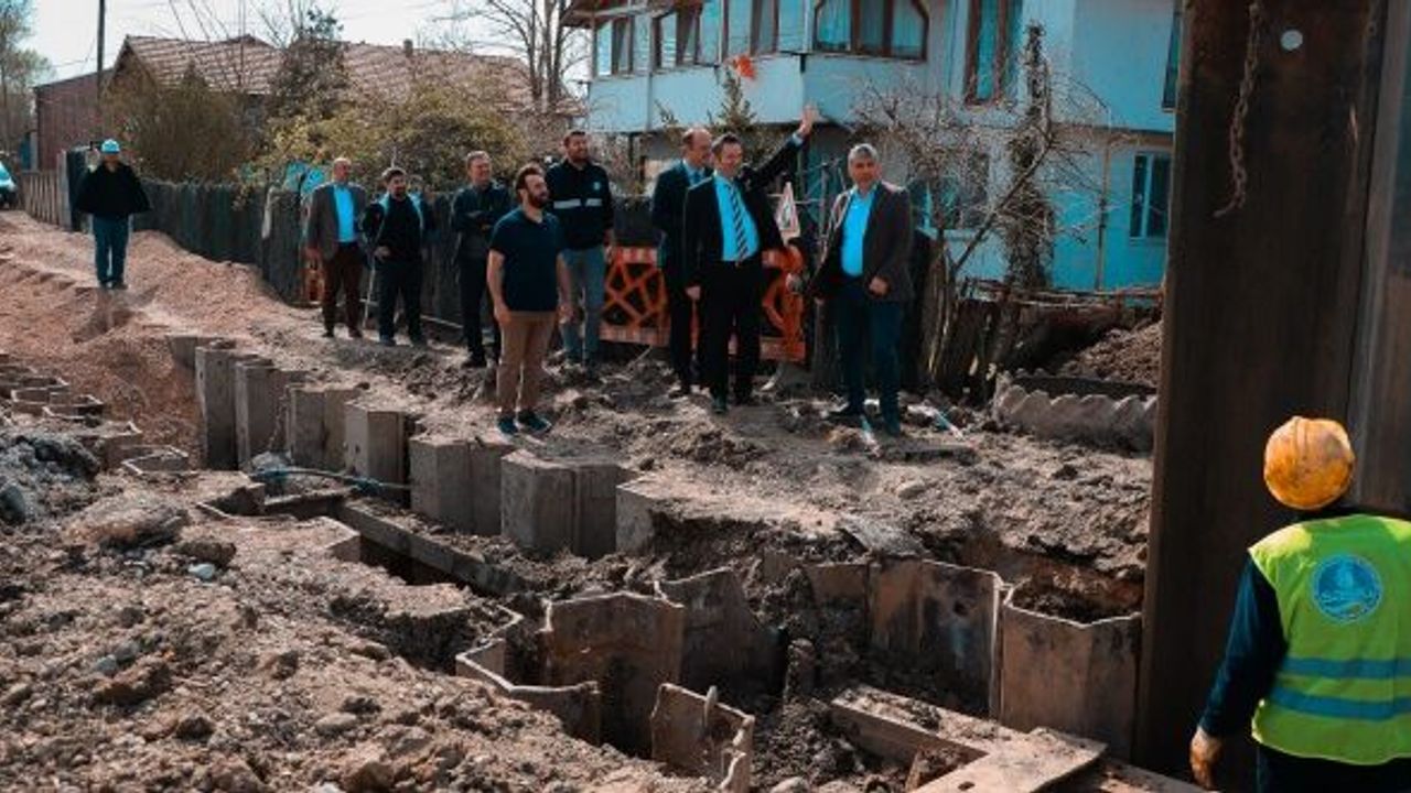 Sakarya'da 17 Bin 500 metrelik atık su hattı devreye giriyor