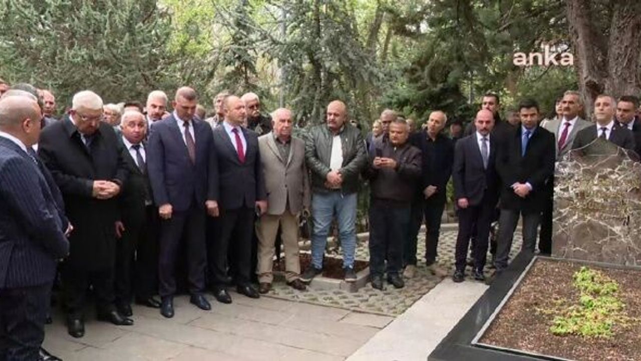 MHP Lideri Bahçeli Türkeş'in anma töreninde görülmedi