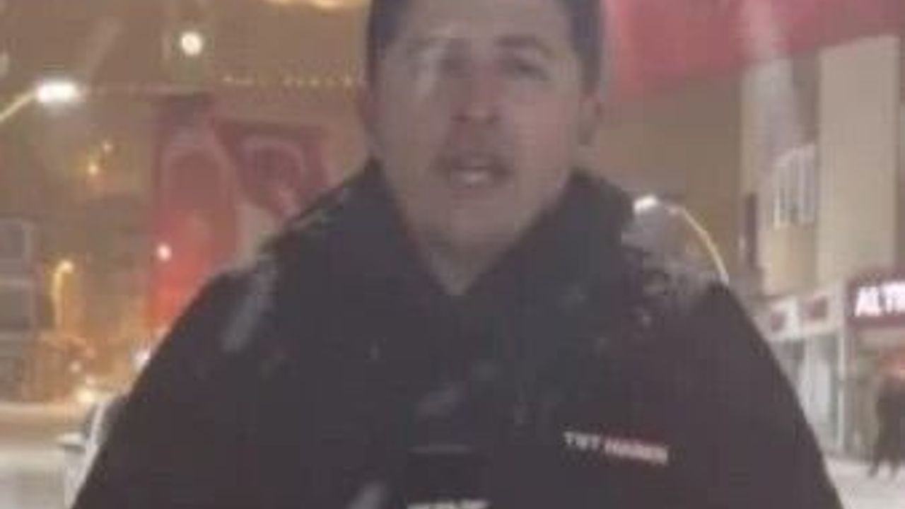 TRT muhabiri muhalifleri tehdit etti!