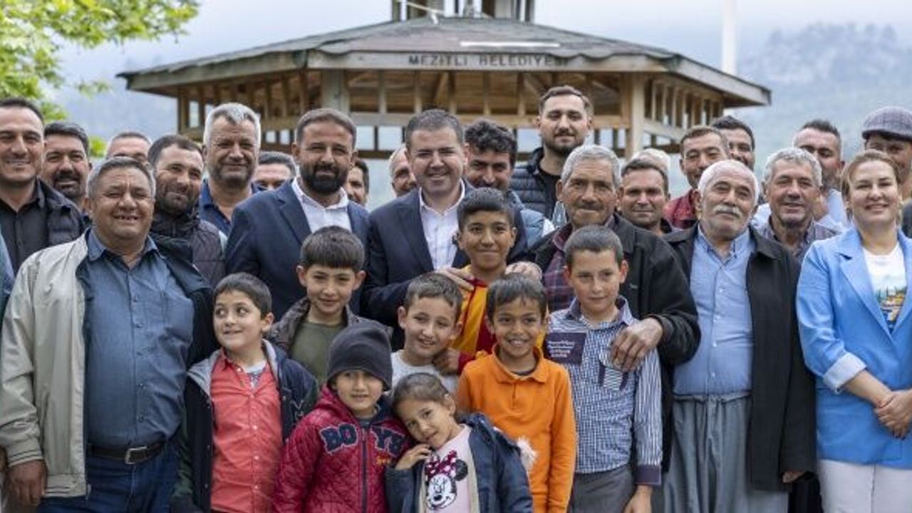 Başkan Tuncer'e köy ziyaretlerinde yoğun ilgi