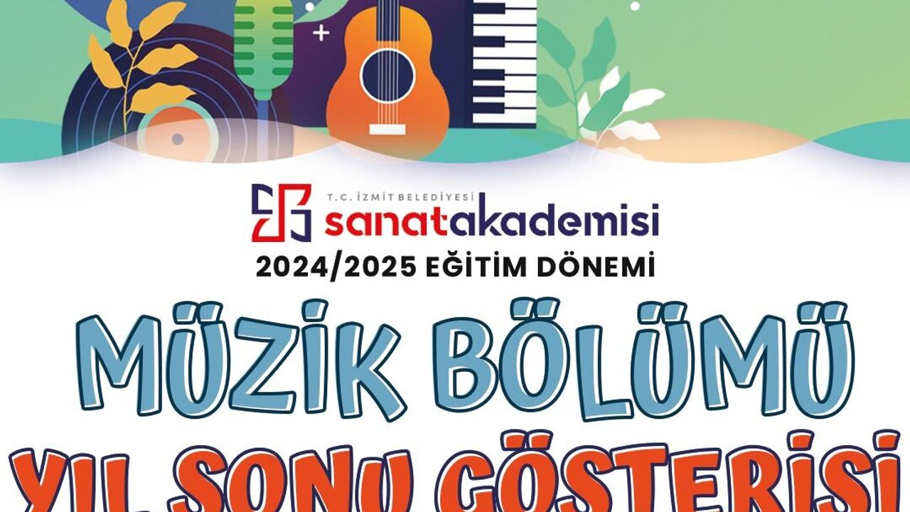 İzmit Sanat Akademisi’nde yetişen geleceğin müzisyenleri sahneye çıkıyor