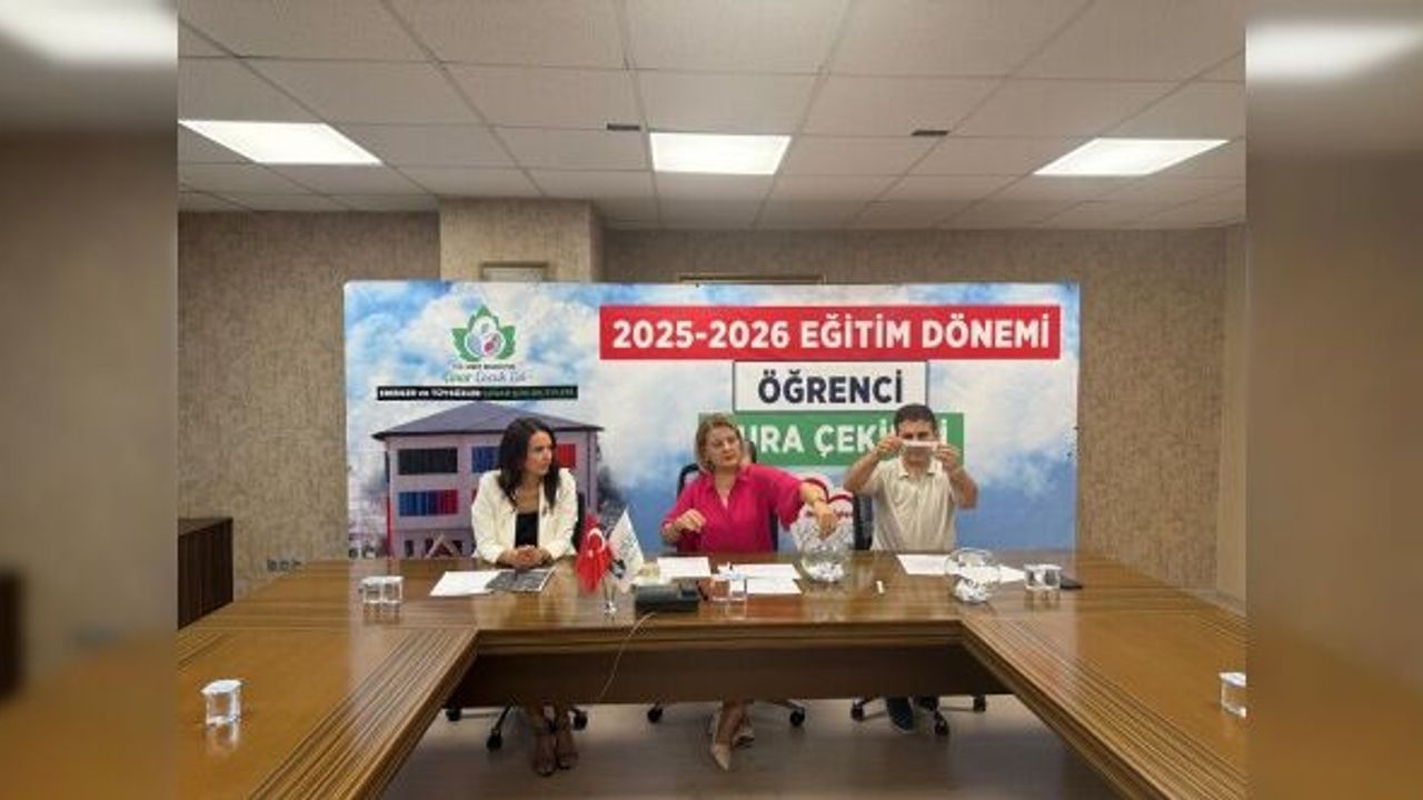 Çınar Çocuk Evleri’nde kura tamamlandı