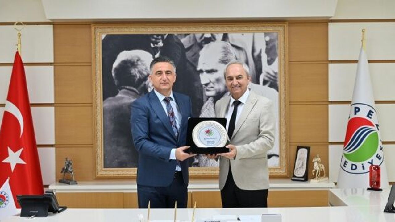 Kaymakam Dervişoğlu’ndan Mesut Kocagöz’e ziyaret