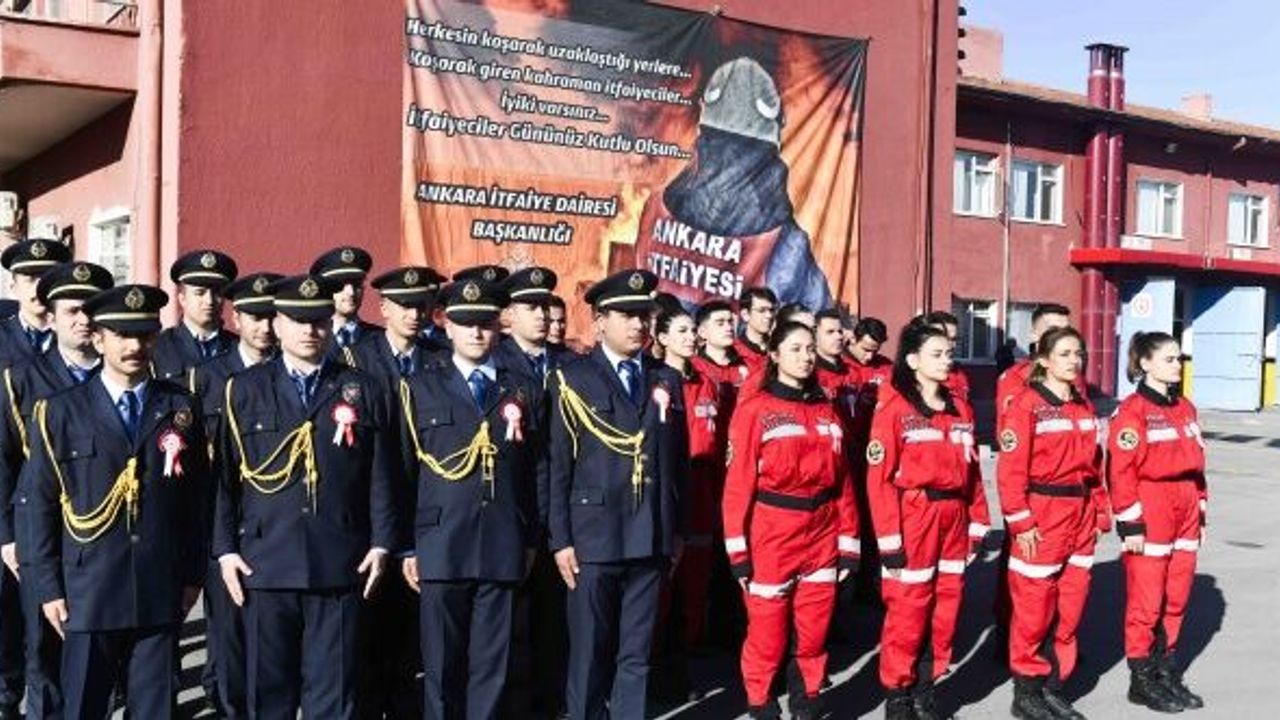 Başkent'te itfaiye haftası kutlamaları başladı
