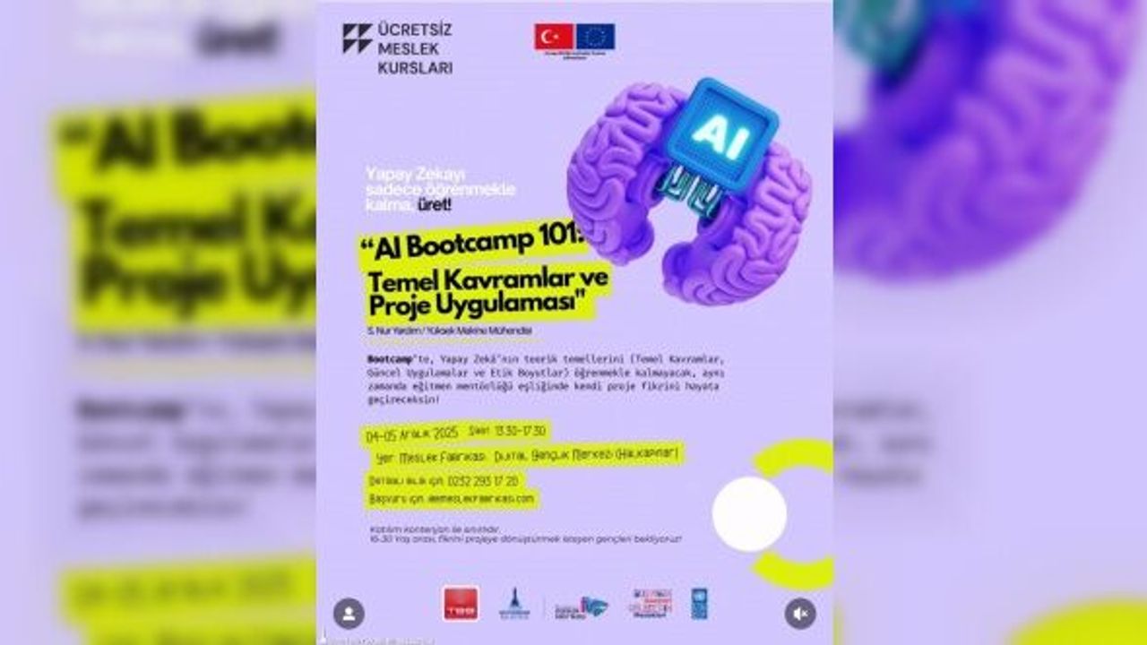 Gençlerin fikirleri yapay zekâ ile projeye dönüşecek