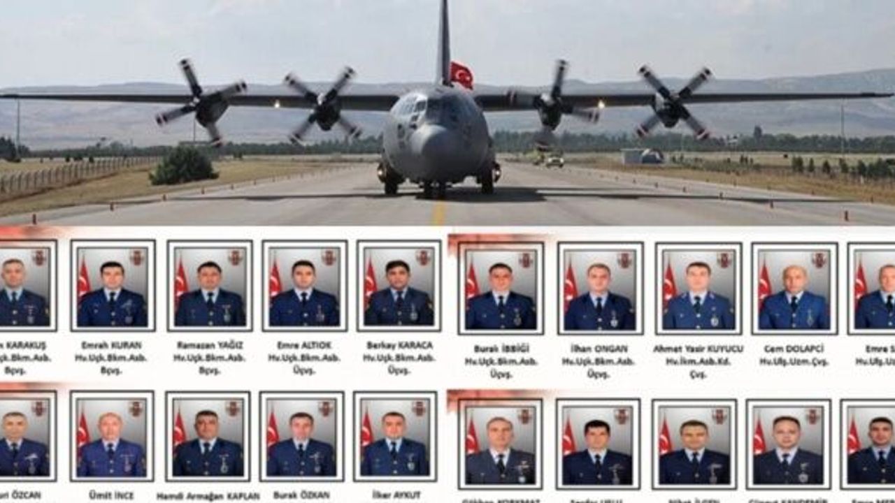 Gürcistan-Azerbaycan sınırında düşen Türkiye'ye ait askerî kargo uçağındaki 18 şehidin naaşına ulaşıldı