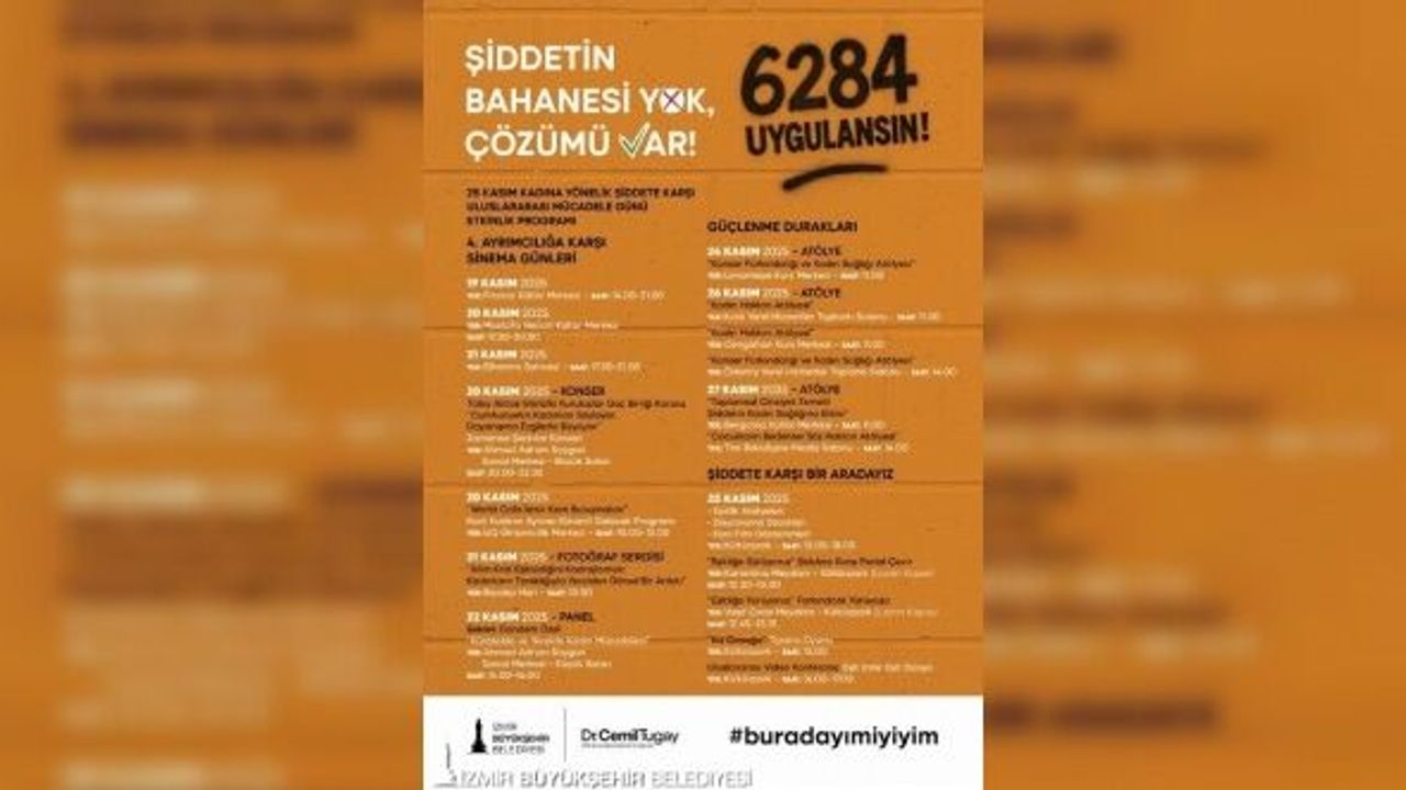 İzmir’de 25 Kasım etkinlikleri başlıyor: Kadınlar alanlara çıkıyor!