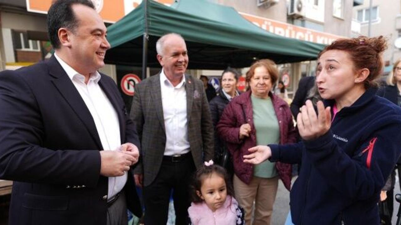 Besim Dutlulu Karaköy Pazarı’nda Esnafı Dinledi