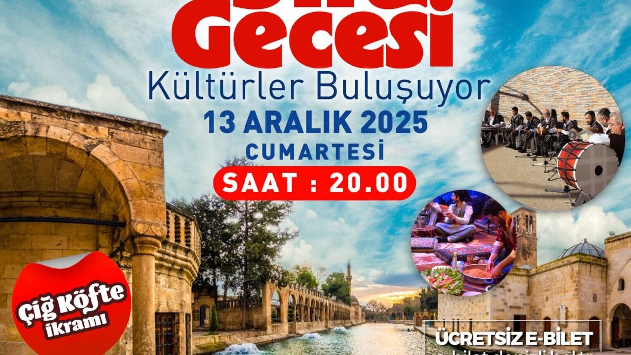 Denizli Büyükşehir’den “Kültürler Buluşuyor – Urfa Sıra Gecesi”