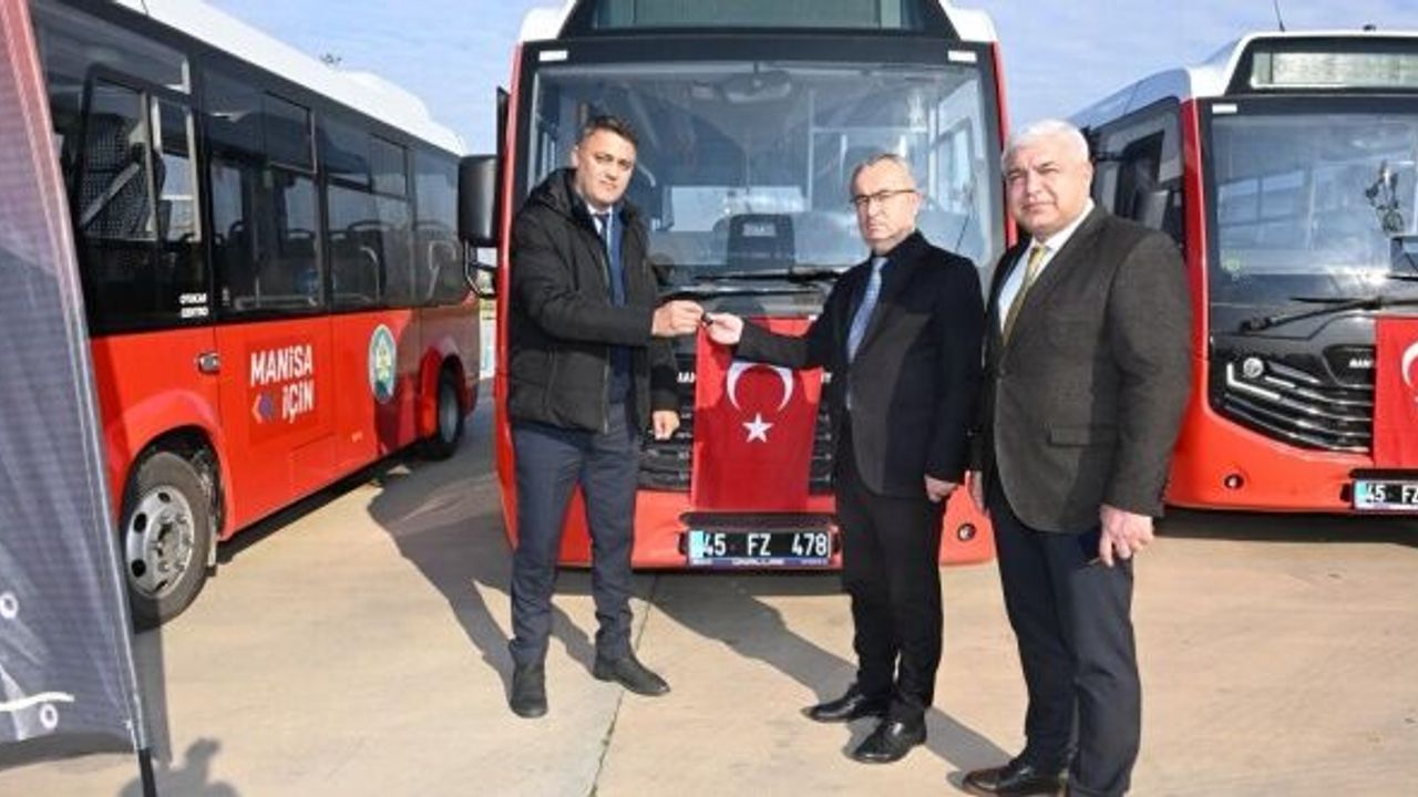Manisa’da Toplu Taşımaya 12 Yeni Araç