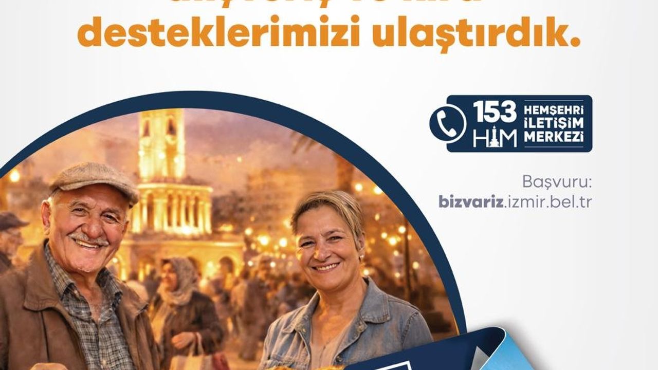 İzmir’de emeklilere 30 milyon lirayı aşan destek