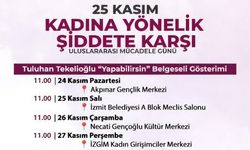 İzmit Belediyesinden 25 Kasım’a özel dolu dolu etkinlik programı