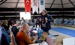 Kuşadası'nda yörük hizmet çadırı