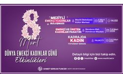 Mezitli Belediyesi'nden 8 Mart'ta yoğun program