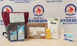 Bebek bezi de çantası da Denizli Büyükşehir’den