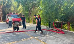 Foça'daki orman yangını için ekipler seferber oldu