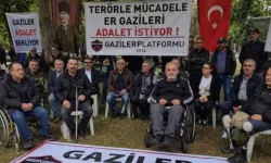 Güvenpark'ta eylem yapan gaziler açlık grevine başladı