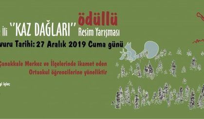 Kaz Dağları için resim yarışması sürüyor