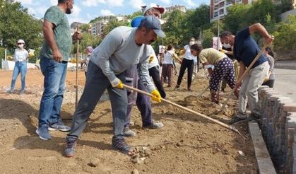 Tunceli'de halk dayanışması 40 günlük işi 1 haftada bitirdi!