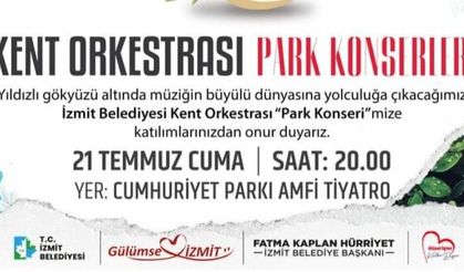 Kent Orkestrası park konserlerine başlıyor