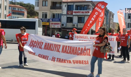 DİSK Genel-İş, AKP’li İpsala Belediyesi'nin 119 işçiyi işten çıkarmasını protesto etti