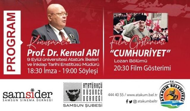 Atakum Belediyesi’nden Lozan’ın 101. yıl dönümüne özel program