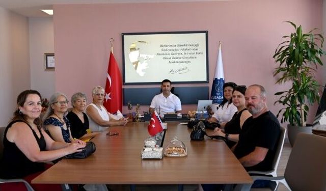 Başkan Günel kadın üreticileri ağırladı