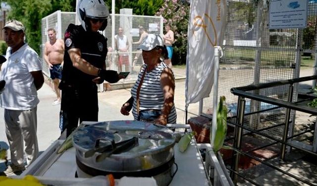 Kuşadası Plajlarında "Kıyı Kanunu" Denetimi