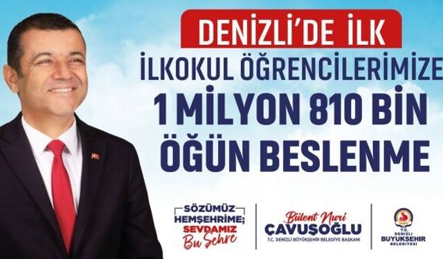 Başkan Çavuşoğlu’ndan miniklere 1 milyon 810 bin sağlık dolu öğün