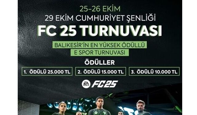 Balıkesir'de ödüllü E-Spor Turnuvaları bayram havası estirecek