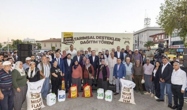 Vahap Seçer Tarımsal Destek Töreni'ne katıldı