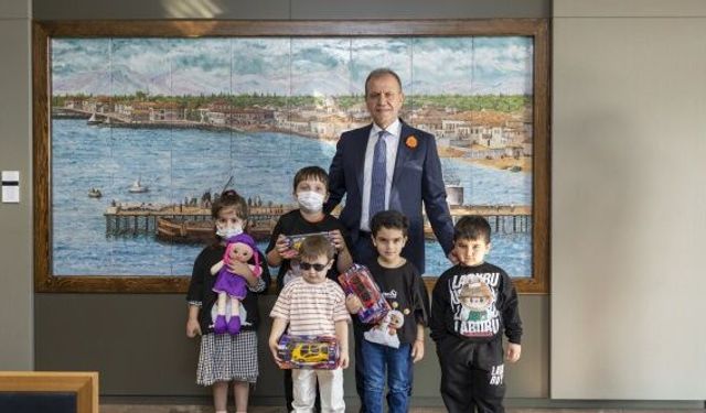 Başkan Seçer, lösemi hastası çocuklarla bir araya geldi