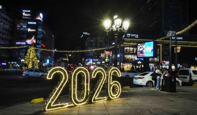 Ankara 2026'yı ışıl ışıl karşılıyor