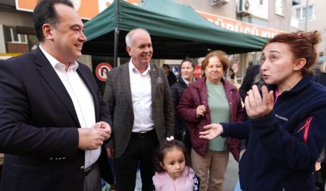 Besim Dutlulu Karaköy Pazarı’nda Esnafı Dinledi