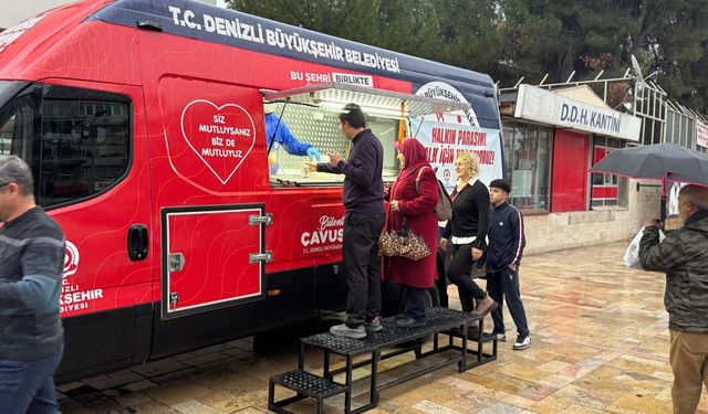 Denizli'de ikram aracı bu kez şifa kapısında