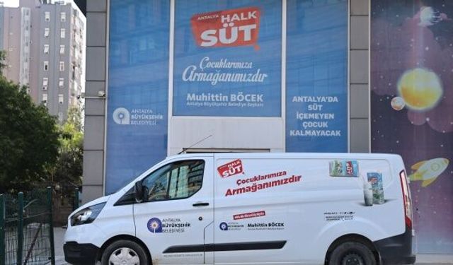 Antalya Büyükşehir’den çocuklara 67 bin Halk Mama desteği