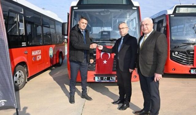 Manisa’da Toplu Taşımaya 12 Yeni Araç