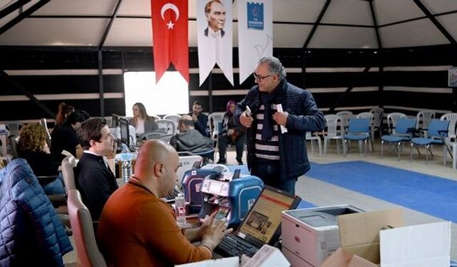 Kuşadası'nda yörük hizmet çadırı