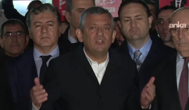 Özgür Özel, tutuklu Tanju Özcan'ı ziyaret etti