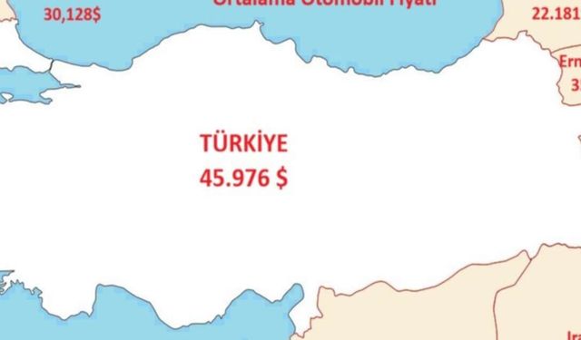 İşte Türkiye ve komşulardaki ortalama otomobil fiyatları