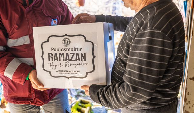 Mezitli Belediyesi'nin Ramazan seferberliği sürüyor