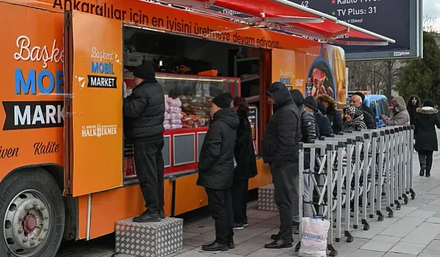 Başkent mobil marketler 6 ilçede hizmet sunuyor