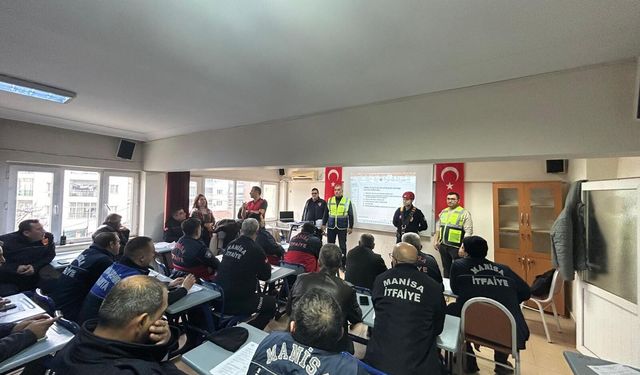 Personele Güvenli Çalışma Eğitimi Verildi
