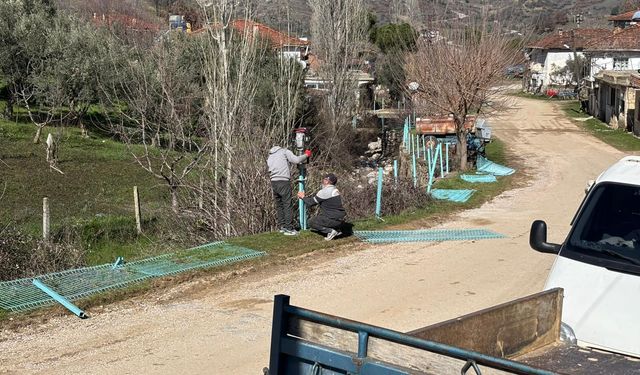 Manisa'da dereler güvenli hale getiriliyor