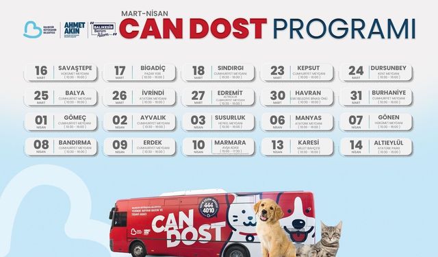 Can Dost, patili canlara şifa dağıtmak için yollarda