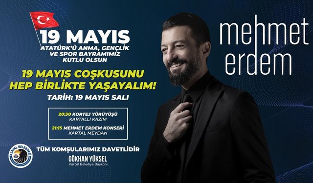 Kartal’da 19 Mayıs Coşkusu Meydanlara Taşacak