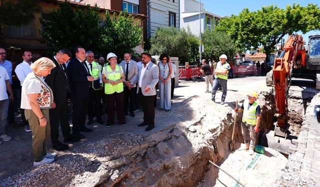 27 Yıllık Sorun Tarih Oluyor: Başkan Dutlulu Akhisar’daki Altyapı Yatırımını İnceledi